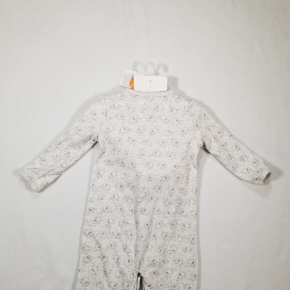 Carter's Baby Boy 3 Piece Beige Sleeper w/Hat & Booties, Size 9 months, New - Picture 9 of 12